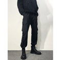 Load image into Gallery viewer, [CHENSHU Series] ★Casual Pants★ Bottoms Trousers Men's Simple Easy to Match Black
