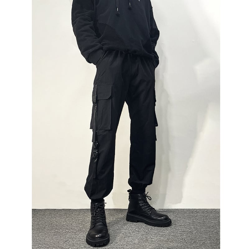 [CHENSHU Series] ★Casual Pants★ Bottoms Trousers Men's Simple Easy to Match Black