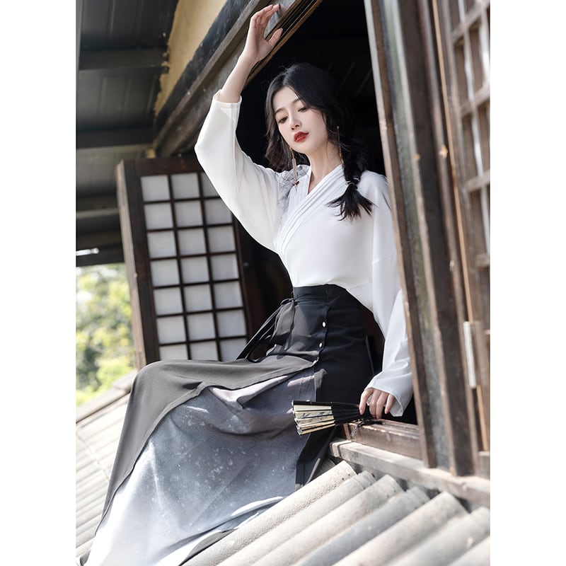 [HUAYUAN Series]★China style skirt★Bottoms Easy to match Chinese elements Hanfu skirt Easy to match