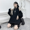 Load image into Gallery viewer, [Miyakoya Series] ★Parker★ Tops Sexy Women's Fashion Easy to Match Black Black Harajuku Style
