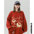 Load image into Gallery viewer, [Fujiiman Series]★Sweater★ 4color Knit Tops Cartoon Unisex Men's Black Red Green White
