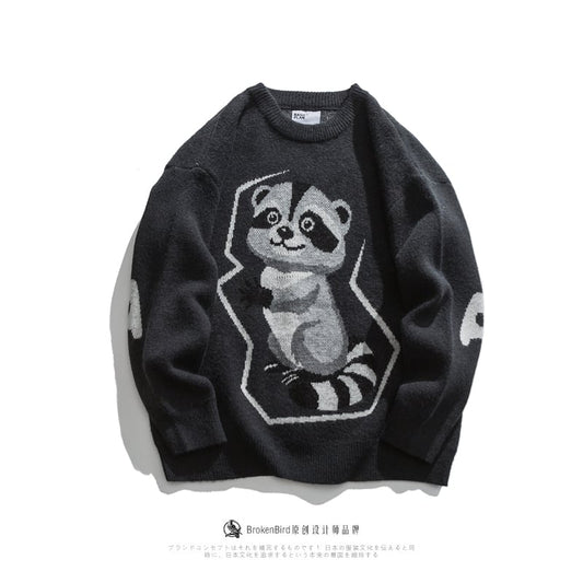 [BrokenBird Series]★Sweater★ 2color Knit Tops Unisex Men's Cartoon Cute