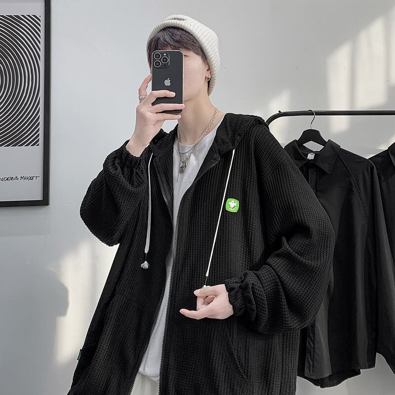 [MUCHUAN series] ★Thin jacket★ 4color outerwear unisex men's green black white gray