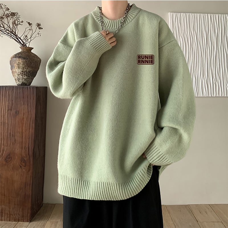 [Tiaota Series]★Sweater★ 9color Knit Tops Unisex Men's Simple Easy to Match Casual