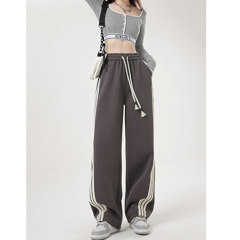 [XIAONIJIA series] ★Casual pants★ 2color bottoms trousers, sports style, slimming, easy to match