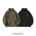 Load image into Gallery viewer, [BIGEMAN Series]★Jacket★ 2color Unisex Men's Large Size Green Black Simple
