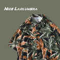 Load image into Gallery viewer, [Fujiiman Series] ★Tops★ Shirt 2color Unisex Men's Large Size Brown Blue Aloha Shirt
