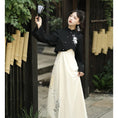 Load image into Gallery viewer, [Kanru First---Wind Chime Lily Series] ★Chinese style setup★ 2-piece set Tops + hanging dress Chinese clothes Han clothes dress
