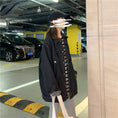 Load image into Gallery viewer, [SZJ Series]★Denim Jacket★ 2color Blue or Black Outerwear Jeans Loose Date Commuting
