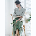 Load image into Gallery viewer, [Nan Kemu Series]★Setup★ 2-piece set, top and bottom set, women's long sleeve shirt + skirt, V-neck
