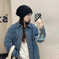 Load image into Gallery viewer, [KEKE Series]★Shirt★ 2color Tops Denim Shirt Stylish Spring Clothes Easy to Match ML Blue Blue
