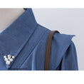 Load image into Gallery viewer, [XIANXIAN Series]★Shirt★ Tops Ladies Commuting Date OL Office Stylish Blue Blue
