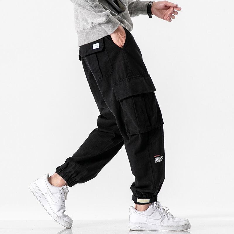 [BIGEMAN Series] ★Casual Pants★ 2color, 9/4 length bottoms, trousers, unisex, men's, large size, easy to match, commuting, traveling