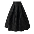 Load image into Gallery viewer, [MOERBEN Series] ★Skirt★ Bottoms High waist Improves temperament Check pattern Black Black Easy to match
