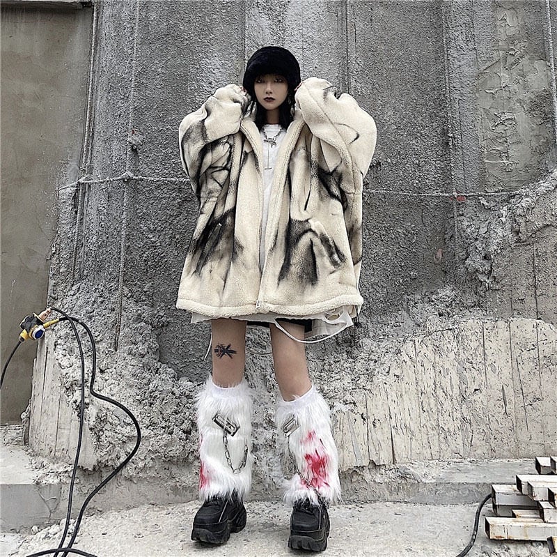 [Style Series]★Winter Coat★ 2color Cute Unisex Men's Hooded Oversized Cool