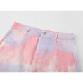 Load image into Gallery viewer, [LHSEN STUDIO Series] ★Mini skirt★ Bottoms Tie-dyed Pink Cute Slimming SML Stylish
