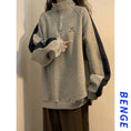 Load image into Gallery viewer, [BENGE Series] ★Tops★ 2color sweatshirt unisex men's color scheme gray navy
