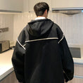 Load image into Gallery viewer, [BIGEMAN Series] ★Jacket★ Outerwear 2color Unisex Men's Large Size Hooded Parka Black Gray
