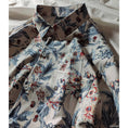 Load image into Gallery viewer, [STRAPPING Series]★Shirt★ 2color Tops Print Unisex Men's Spring Clothes Autumn Clothes Thin Floral Pattern Retro
