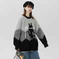 Load image into Gallery viewer, [Fujiiman Series] ★Sweater★ 3color Knit Tops Cartoon Dragon Unisex Men's Black Red Pink New Year
