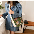 Load image into Gallery viewer, [WEIWEI Series]★China style bag★ Shoulder bag Oil painting style Unique Green Green Stylish
