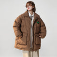 Load image into Gallery viewer, [Suikoishi Series] ★Winter Coat★ Cotton Coat Outerwear 3color Unisex Men's Green White Brown
