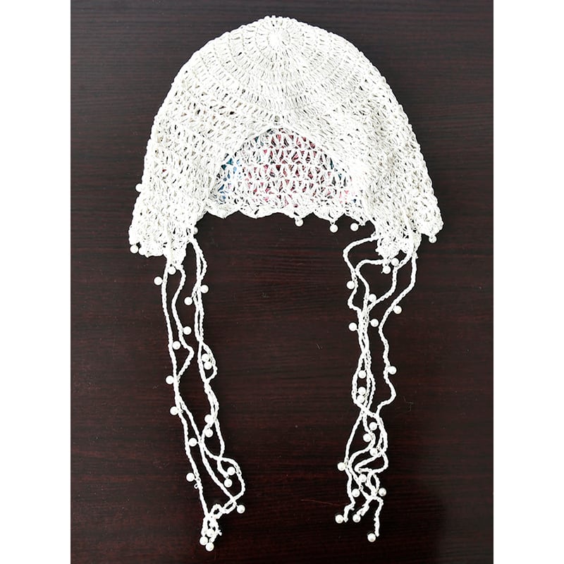 [Fish Series]★Hat★ 4color Hat Knitted Women's Retro Elegant Fringe Unique