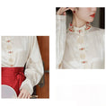 Load image into Gallery viewer, [Qie Jia Series] ★Chinese style shirt★ Temperament enhancing tops, long sleeve shirts, Chinese clothes, easy to match, retro
