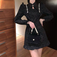 Load image into Gallery viewer, [NANA Series] ★Chinese style dress★ Sexy Chinese clothing Improved cheongsam dress Black Black Cute
