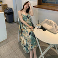 Gallery viewerに画像を読み込む, 【Kwokfookシリーズ】★ワンピース★ 油絵風 可愛い 夏服 涼しい 旅行 海辺 デート 遊園地 合わせやすい
