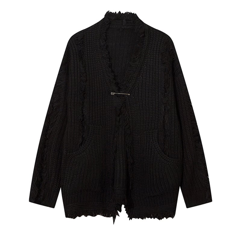 [JIEYOU Series]★Sweater★ 2color Cardigan Outerwear Tops Unisex Men's Fringe Fashion