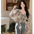 Load image into Gallery viewer, [XIXIBI Series]★Blouse★ Tops, Floral pattern, Improves temperament, Women's fashion, Easy to match, Cute
