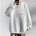 Load image into Gallery viewer, [BIGEMAN Series] ★Tops★ 2color Unisex Men's Large Size Round Neck Black White Alphabet
