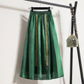 Load image into Gallery viewer, [Chinese Prince Series] ★Chinese style setup★ Tops + Skirt Cute 2-piece set Green Green Retro
