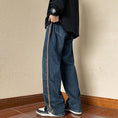 Load image into Gallery viewer, [Tiaota Series]★Denim Pants★ Bottoms Unisex Men's Trousers Blue Blue ML XL 2XL Casual
