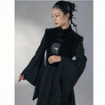 Load image into Gallery viewer, [Da Qinglong Shu Series] ★Chinese style dress★ Fake layered Chinese clothing slimming black black original
