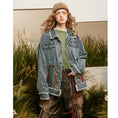 Load image into Gallery viewer, [Satoru Series]★China style jacket★ 2color denim jacket outerwear unisex men's ethnic switching
