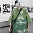 Gallery viewerに画像を読み込む, 【KCSJシリーズ】★半袖Tシャツ★ レトロ風 5color トップス Tシャツ 男女兼用 メンズ 大きいサイズ  グラデーション
