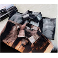 Load image into Gallery viewer, [BIGEMAN Series]★Shirt★ 2color Tops Unisex Men's Large Size Tie-dye Gray Coffee Color
