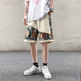 Load image into Gallery viewer, [V37 Series]★Shorts★ 2color Shorts Summer Clothes Embroidery Floral Pattern Unisex Large Size Casual
