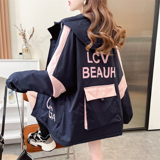 [QCYP Series]★Jacket★ 3color Outerwear Stylish Casual Navy Black Apricot