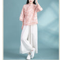 Load image into Gallery viewer, [Qing Series]★China style tops★ 3color Chinese style shirt, Chinese clothes, summer clothes, cool, Chinese clothes, Tang clothes, retro
