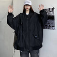 Load image into Gallery viewer, [MGJM Series]★Star Jacket★ Jacket Outerwear Unisex Men's Casual Black Black ML XL
