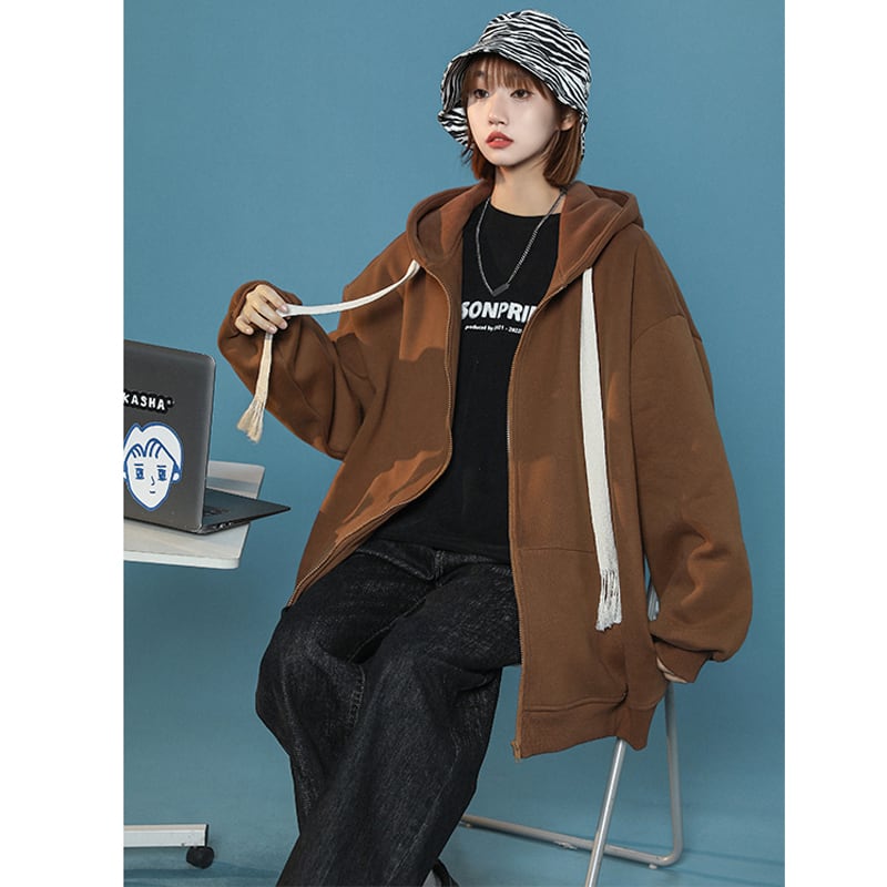 [SENSU series]★Jacket★ 5color outerwear unisex men's casual green black blue gray coffee color