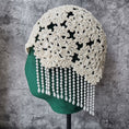 Load image into Gallery viewer, [EVBABY Series]★Hat★ 4color Hat Knitted with Chain Beige Black Brown Wine Red
