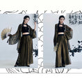 Load image into Gallery viewer, [Kyodo Series]★China style trousers★ Gaucho pants, dragon embroidery, unisex, couple clothes, men's wide pants, tulle, elastic waist
