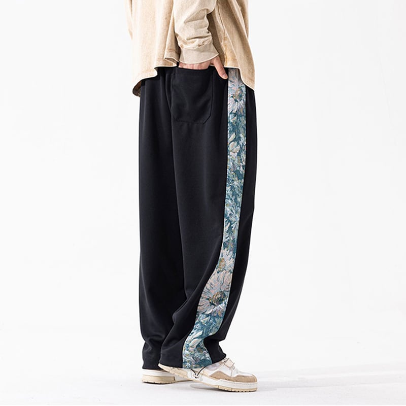 [Mcrjodn Series] ★Casual Pants★ 2color Pants Bottoms Unisex Men's Oil Painting Style Switching