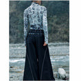 Load image into Gallery viewer, [Daiseiryusu Series]★China style trousers★Bottoms with belt Gaucho pants Retro casual pants
