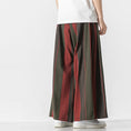 Load image into Gallery viewer, [Shu Han Ink Series]★China style pants★ 3color gaucho pants, vertical stripes, unisex, men's, loose, large size
