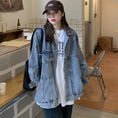 Load image into Gallery viewer, [KEKELI Series]★Denim Jacket★ Outerwear Jean Jean Asymmetrical Autumn Coordination Stylish Slimming Easy to match
